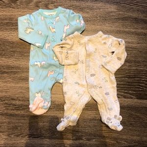 Carter’s preemie snap sleep n play pack